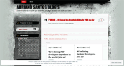 Desktop Screenshot of adrianosantosblog.wordpress.com