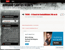 Tablet Screenshot of adrianosantosblog.wordpress.com