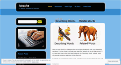 Desktop Screenshot of ideasict.wordpress.com