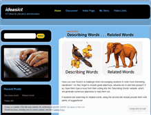 Tablet Screenshot of ideasict.wordpress.com