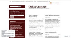 Desktop Screenshot of otheraspect.wordpress.com