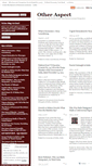 Mobile Screenshot of otheraspect.wordpress.com