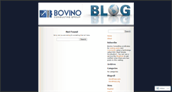 Desktop Screenshot of bovino.wordpress.com