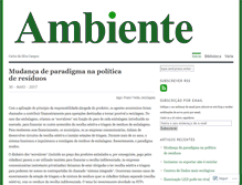 Tablet Screenshot of ambiente.wordpress.com