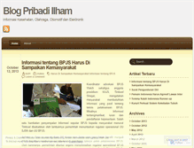 Tablet Screenshot of ilham0.wordpress.com