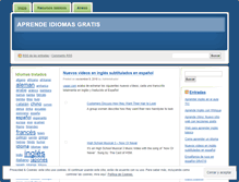 Tablet Screenshot of idiomasgratis.wordpress.com