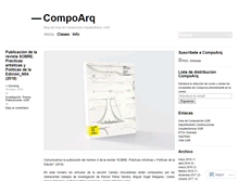 Tablet Screenshot of compoarq.wordpress.com