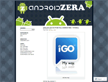 Tablet Screenshot of androidzera.wordpress.com
