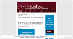 Desktop Screenshot of patriotwars.wordpress.com