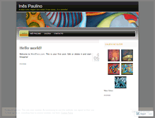 Tablet Screenshot of inespaulino.wordpress.com