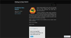Desktop Screenshot of bassmadrid.wordpress.com