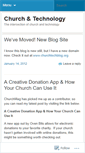 Mobile Screenshot of churchandtechnology.wordpress.com