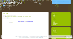 Desktop Screenshot of nanasdailypost.wordpress.com