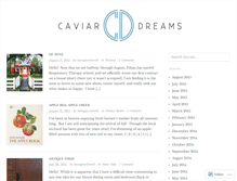 Tablet Screenshot of caviardreamsblog.wordpress.com