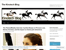 Tablet Screenshot of kinotechnologies.wordpress.com