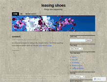 Tablet Screenshot of leasingshoes.wordpress.com