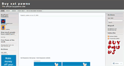 Desktop Screenshot of buyxatpawns.wordpress.com