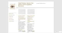 Desktop Screenshot of cejaspostizasbarcelona.wordpress.com