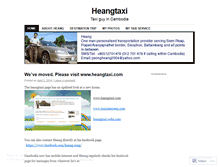 Tablet Screenshot of heangtaxi.wordpress.com