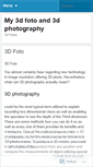 Mobile Screenshot of my3dfoto.wordpress.com