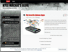 Tablet Screenshot of kmack105.wordpress.com