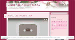 Desktop Screenshot of carolina2010.wordpress.com