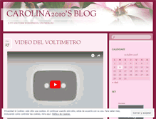 Tablet Screenshot of carolina2010.wordpress.com