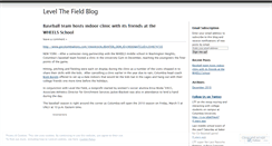 Desktop Screenshot of levelthefieldnyc.wordpress.com