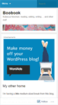 Mobile Screenshot of boobook.wordpress.com