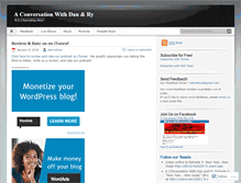 Tablet Screenshot of danryshow.wordpress.com