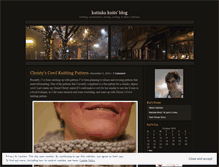 Tablet Screenshot of katinkaknits.wordpress.com
