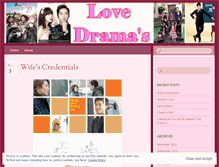 Tablet Screenshot of lovedramas.wordpress.com