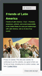 Mobile Screenshot of friendsoflatinamerica.wordpress.com