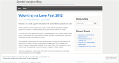 Desktop Screenshot of djordjevukojicic.wordpress.com