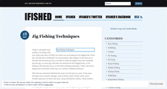 Desktop Screenshot of ifished.wordpress.com