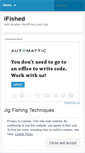 Mobile Screenshot of ifished.wordpress.com