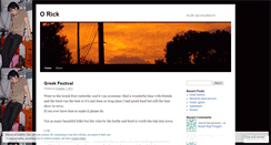 Desktop Screenshot of oboyrick.wordpress.com