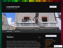 Tablet Screenshot of cosesdevicent.wordpress.com