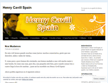 Tablet Screenshot of henrycavillspain.wordpress.com