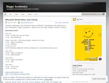 Tablet Screenshot of hppyaccdnts.wordpress.com