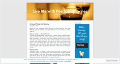 Desktop Screenshot of excelwines.wordpress.com