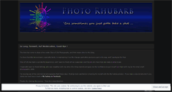 Desktop Screenshot of photorhubarb.wordpress.com