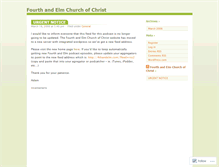 Tablet Screenshot of 4thandelm.wordpress.com