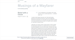 Desktop Screenshot of musingsofawayfarer.wordpress.com