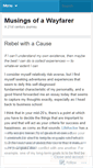Mobile Screenshot of musingsofawayfarer.wordpress.com