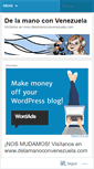 Mobile Screenshot of delamanoconvenezuela.wordpress.com