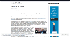 Desktop Screenshot of justindavidson3.wordpress.com