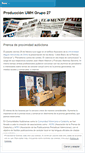 Mobile Screenshot of produccionumh101127.wordpress.com