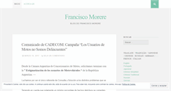 Desktop Screenshot of morere.wordpress.com