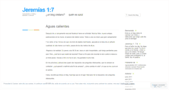 Desktop Screenshot of jeremias17.wordpress.com